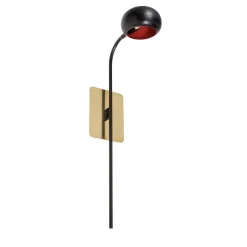 B'Tulip Nero e rosso in ottone