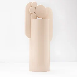 Bubble Family Marble Nebbia Vaso Beige