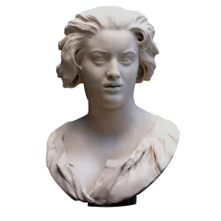 Busto di Costanza Bonarelli in Gesso Bianco