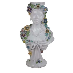 Busto di primavera in ceramica