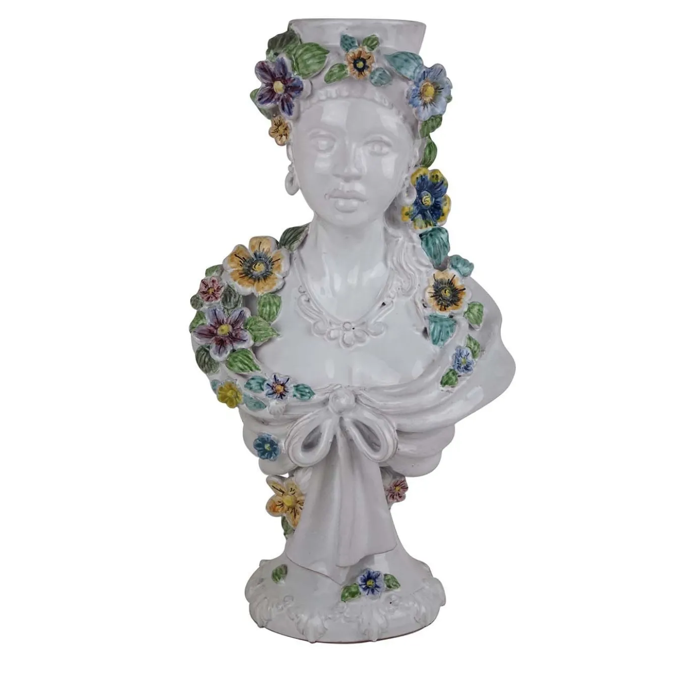 Busto di primavera in ceramica