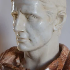 Busto in marmo dell'imperatore Ottaviano Augusto