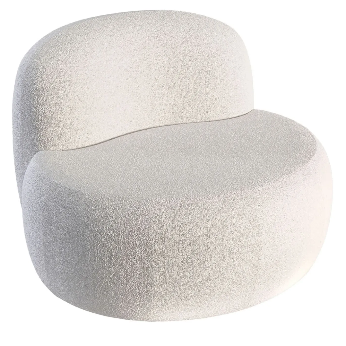 B15Z pearl bouclè armchair