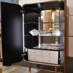 Cabinet Apollo in legno di noce