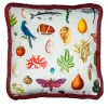 Cabinet De Curiosités Cuscino in velluto con elementi naturali #1