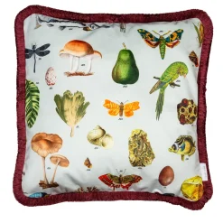 Cabinet De Curiosités Cuscino in velluto con elementi naturali #3