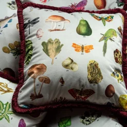 Cabinet De Curiosités Cuscino in velluto con elementi naturali #3