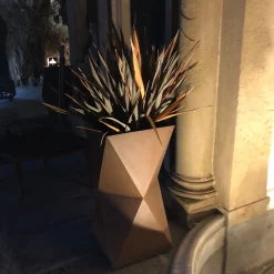 Cachepot per esterni MGC 181 in acciaio Corten