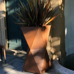 Cachepot per esterni MGC 181 in acciaio Corten