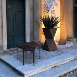 Cachepot per esterni MGC 181 in acciaio Corten