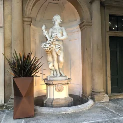 Cachepot per esterni MGC 181 in acciaio Corten