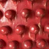 Cachepot rosso strutturato