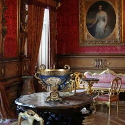 Calice centrotavola policromo Versailles di Antonio Fullin