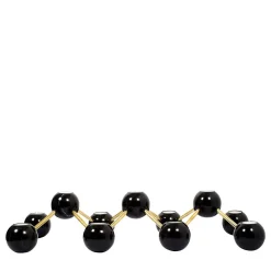 Candelabro a 11 sfere in marmo portoro nero Bramante di ADL Atelier Design Lab