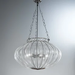 Candelabro di cristallo antico Harem