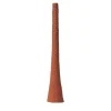 Candelabro Mono Omega in ceramica rosso indiano opaco