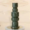 Candelabro Oreadi Nemesi in Marmo Green Guatemala di Rotella