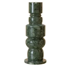 Candelabro Oreadi Nemesi in Marmo Green Guatemala di Rotella