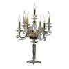 Candelabro trasparente Alicante 7 luci