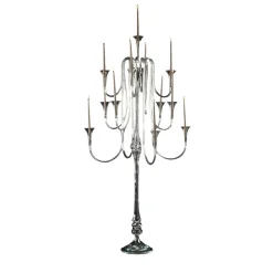 Candelabro trasparente Octopus a 13 bracci