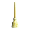 Candeliere in ceramica gialla con 4 candele profumate