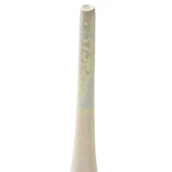 Candeliere Omega in ceramica bianca