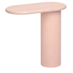 Cantilever L - Tavolino Laterale in Frassino laccato Rosa