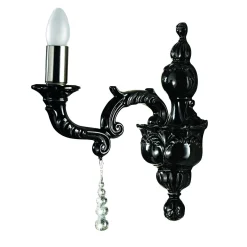 Capodimonte 1 luce nera