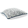Carrè Blu e Bianco Cuscino Quadrato