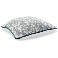 Carrè Blu e Bianco Cuscino Quadrato