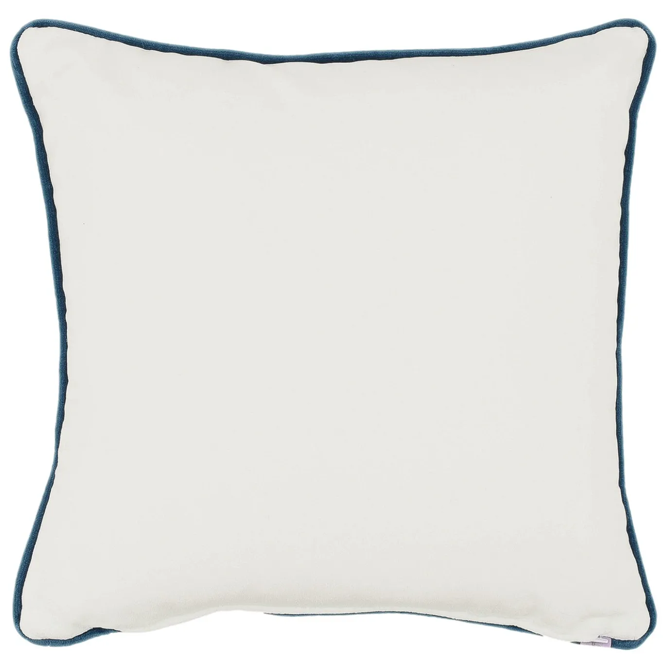 Carrè Blu e Bianco Cuscino Quadrato
