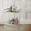 Carrello rettangolare con vassoio estraibile