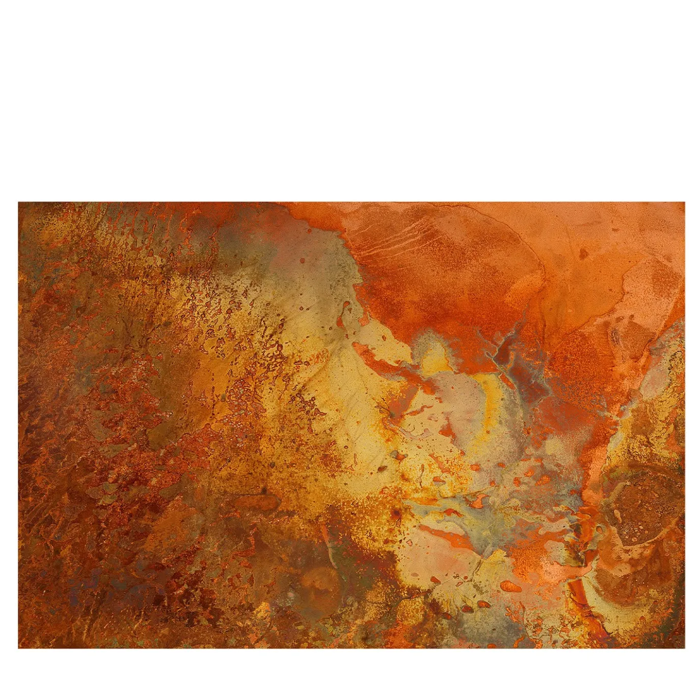 Carta da parati arancione strutturata #1