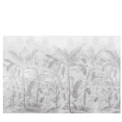 Carta da parati con texture a matita della foresta tropicale