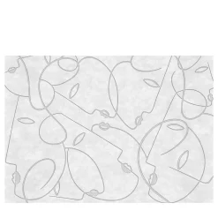 Carta da parati con texture grigia Heart beats