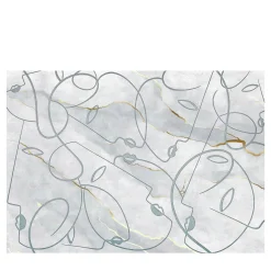 Carta da parati con texture marmorizzata Heart beats