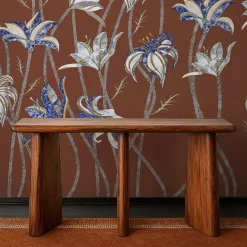 Carta da parati Fiori Terracotta di Marika Tardio