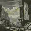 Carta da parati Storm of Stones and Shadows Two-Tones-Musk di Magnus Gjoen