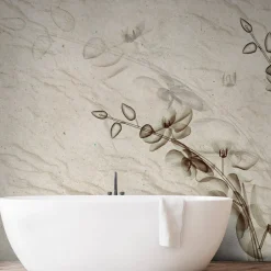 Carta da parati testurizzata beige