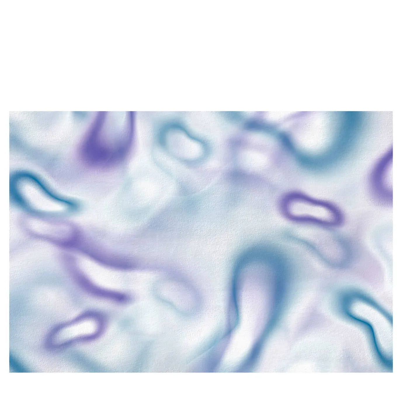 Carta da parati testurizzata blu e viola della collezione Flo di Karim Rashid #1