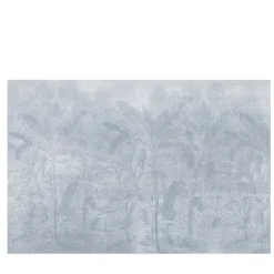 Carta da parati testurizzata Blu chiaro Foresta tropicale