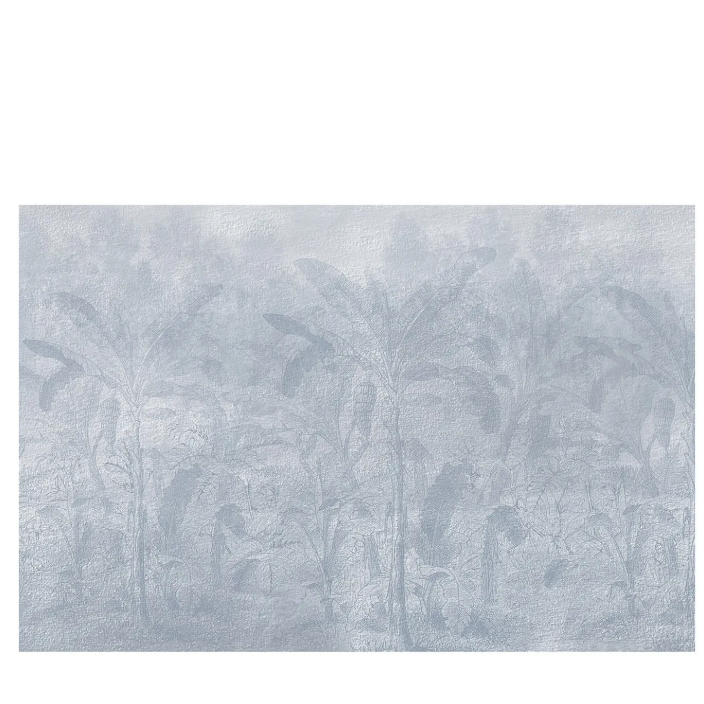 Carta da parati testurizzata Blu chiaro Foresta tropicale
