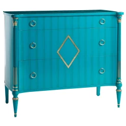 Cassettiera Blu in stile neoclassico