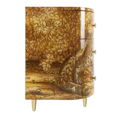 Cassettiera curva Leopardo