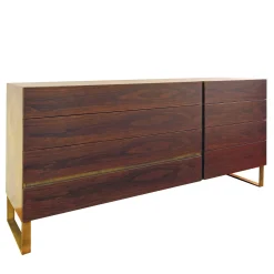 Cassettiera in oro Gold Chest di Roberto Del Dò