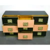 Cassettiera in ottone e legno