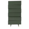 Cassettiera verticale Settimanale V in legno verde
