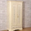 Cassettone Beige In Stile Tirolese Dipinto a Mano