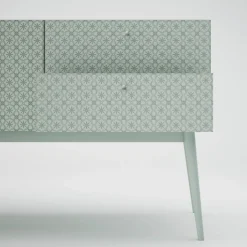 Cassettone bianco a 5 cassetti Tiles