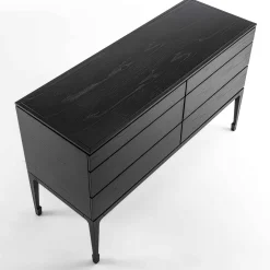 Cassettone Taisha Nero in Legno